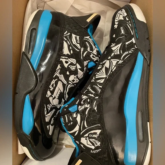 Authentic 2009 Jordan Dub Zero Laser, Blue Size 12 Excellent Condition worn 5x